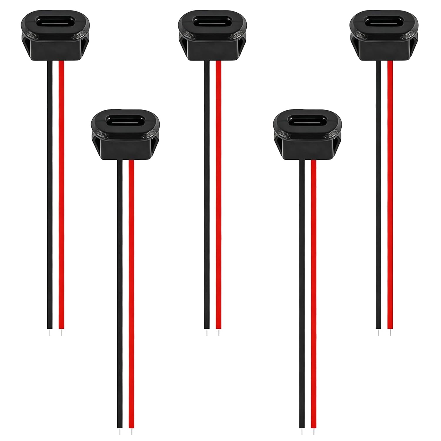 Stück 3a Typ-c Schnellladestecker, 2-adriger Usb-c-stecker Mit Schlaufe, Ladeanschlüsse Für Elektro- Und Getunte Fahrzeuge