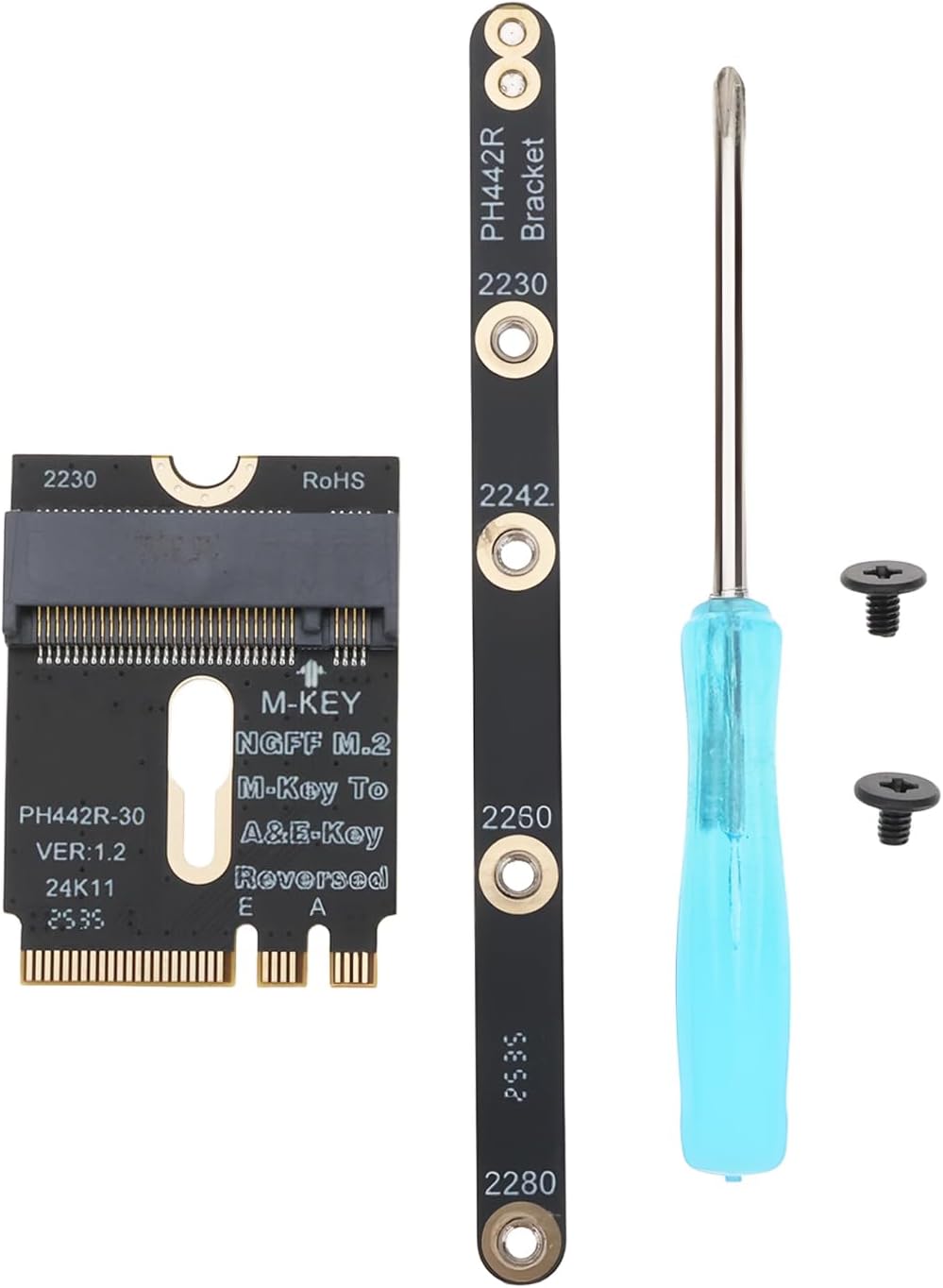 M.2 Wi-fi Ssd Zu Nvme Adapter, Kompatibel Mit Nvme Pcie 4.0 Zu M.2 Ngff Protokollschlüssel A+e7210. Kompatibel Mit 2230/2242/2260/2280