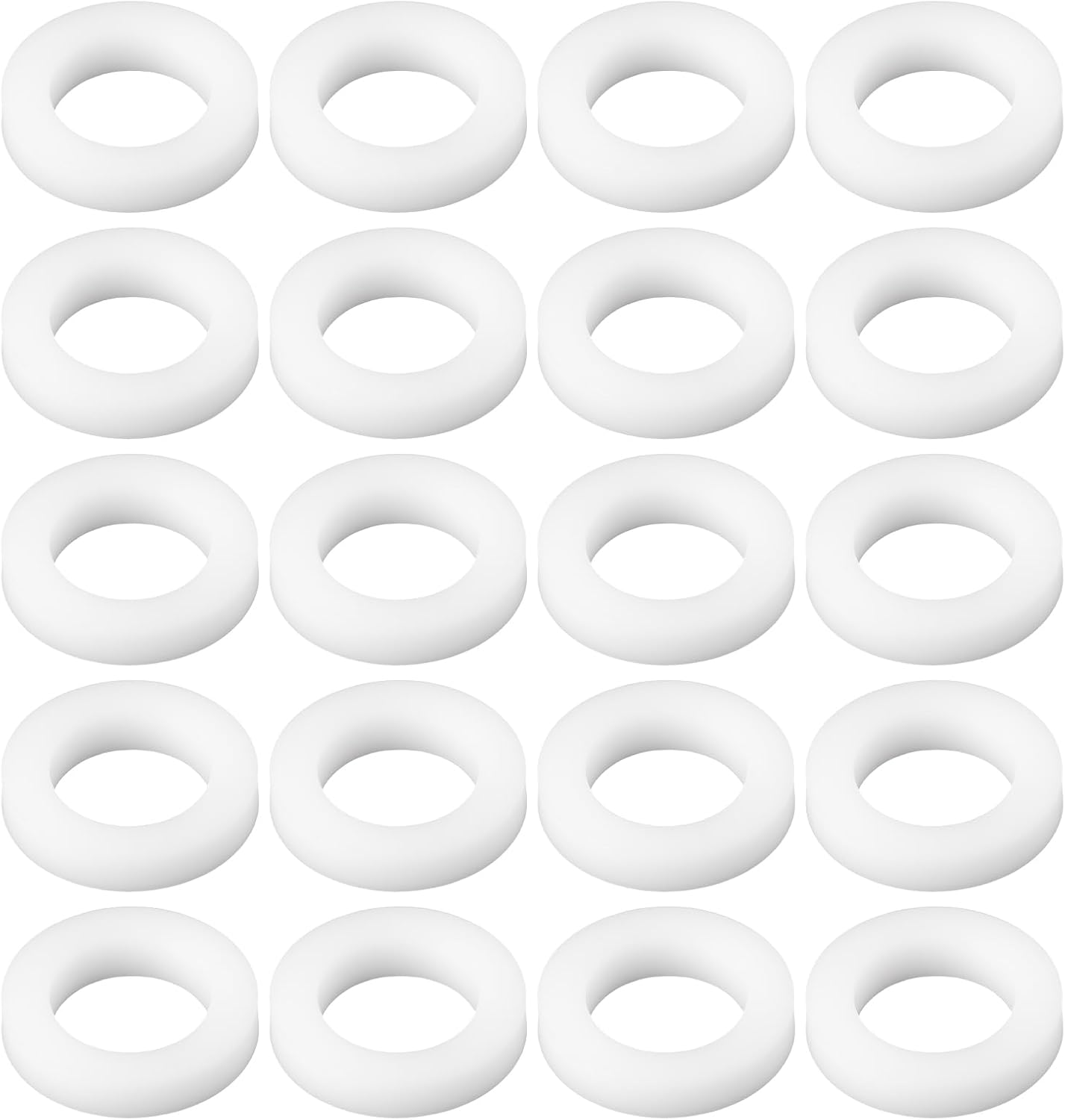 20 Ptfe-unterlegscheiben 9,5 X 5,5 X 1,5 Mm Zur Abdichtung Von Manometern Mit 1/4"-bspp-gewinde