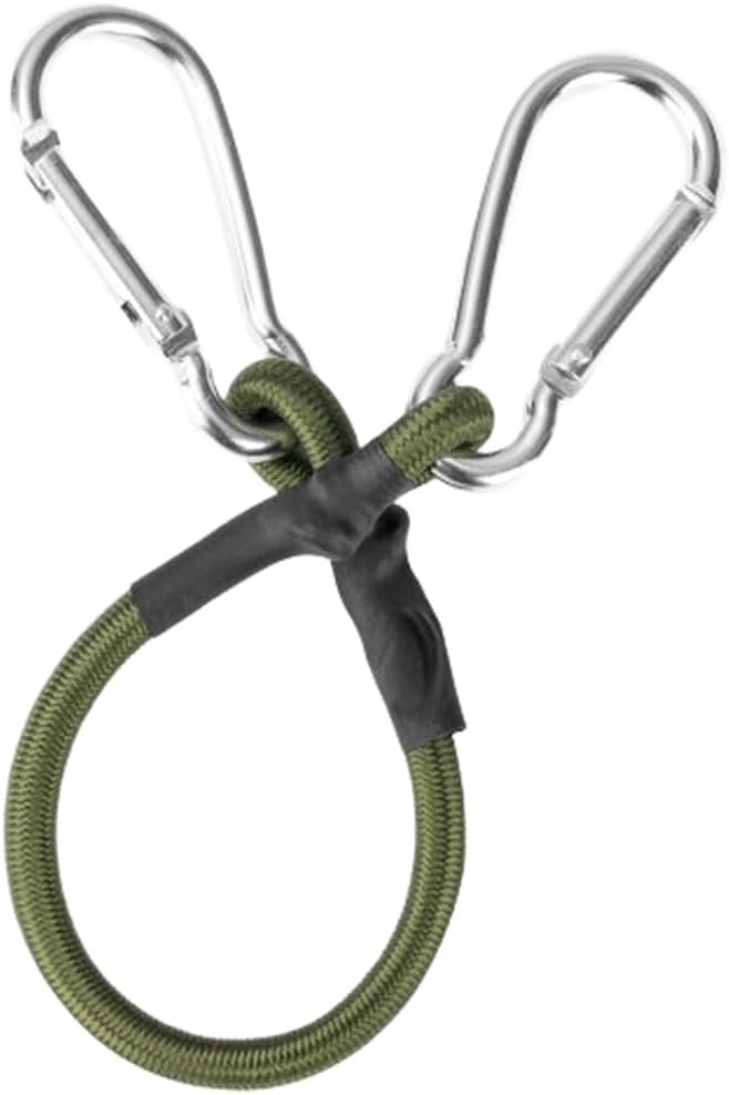 Elastische Kordel Mit 8-mm-karabiner Für Campingzelte, Planen, Gepäck, Gepäckträger – Robuste Stretchkordel (30 Cm)