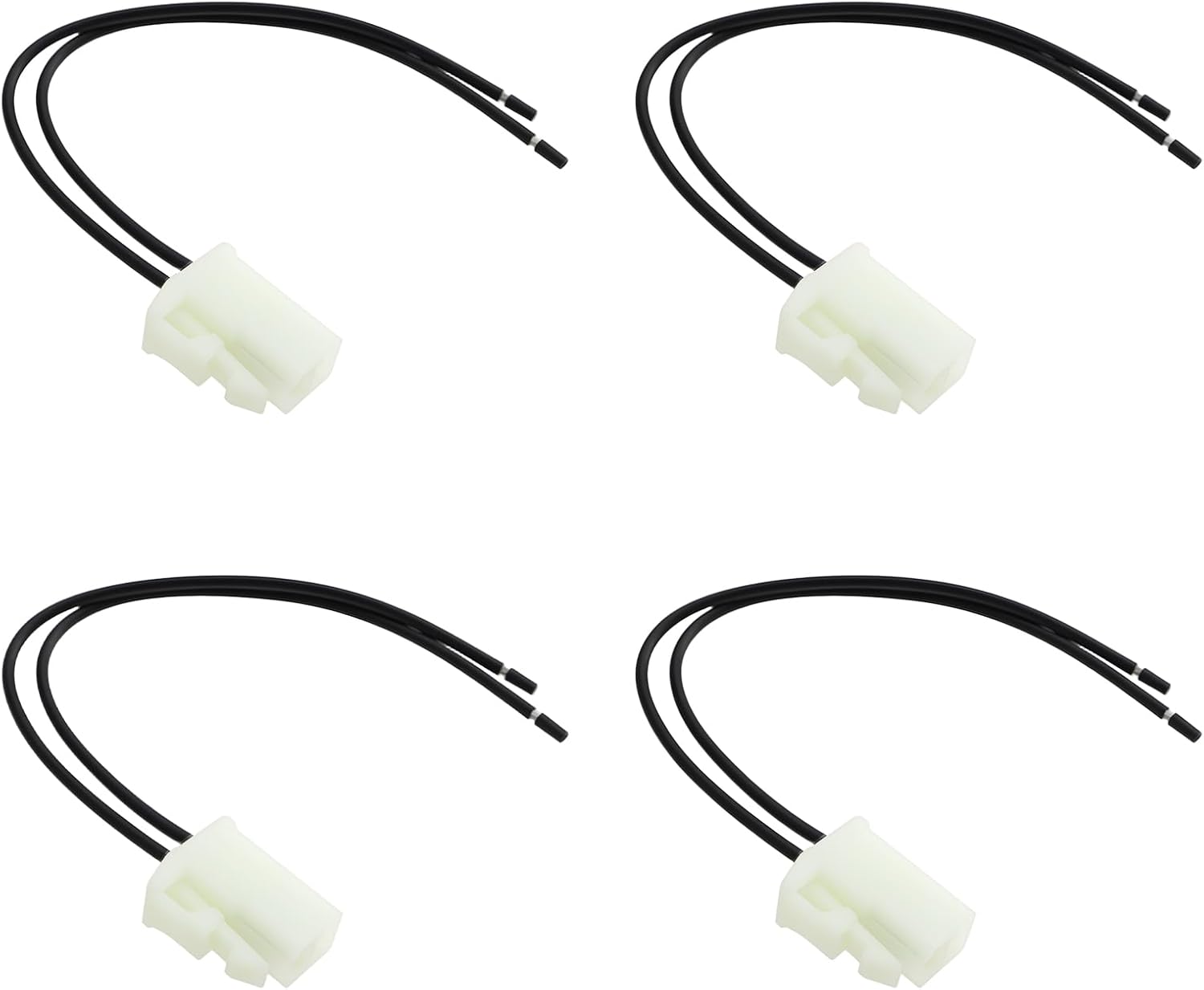 Paar 2-polige Seitenlicht-kabelbaumbuchsen, 18 Cm, Ersetzt Oem 34304-sh3-a01, Kompatibel Mit Honda Accord, Civic 1993–98, Civic Del Sol