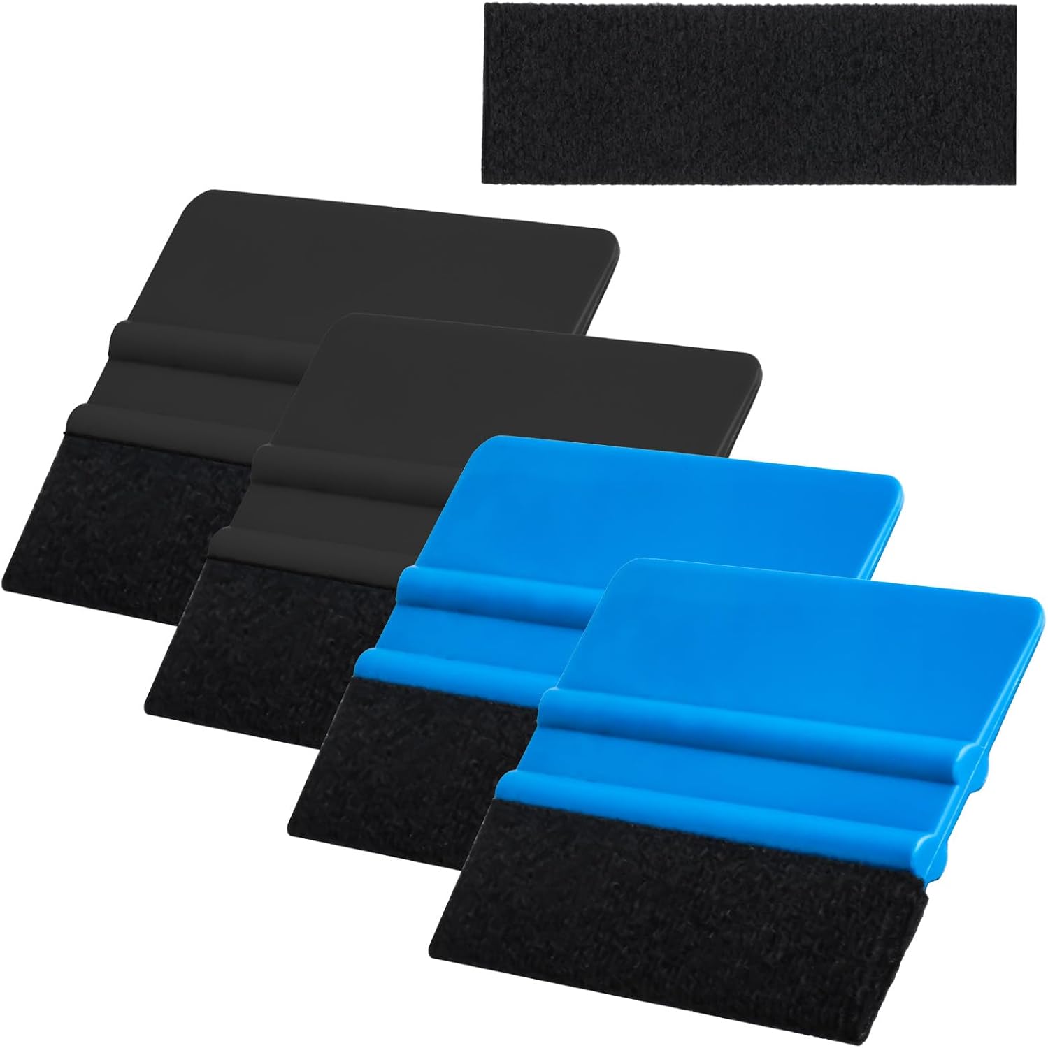 Set Mit 4 Rakeln Mit Filzkante Für Folien, Autofolie, Möbelfolie