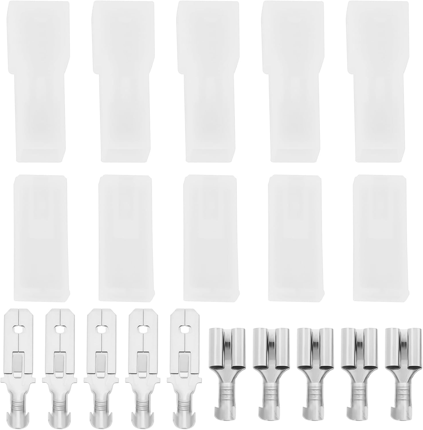 Packung Mit 10 6,3-mm-steckverbindern 180916 180905 Für Die Automobilindustrie, Den Maschinenbau Und Den Schiffbau