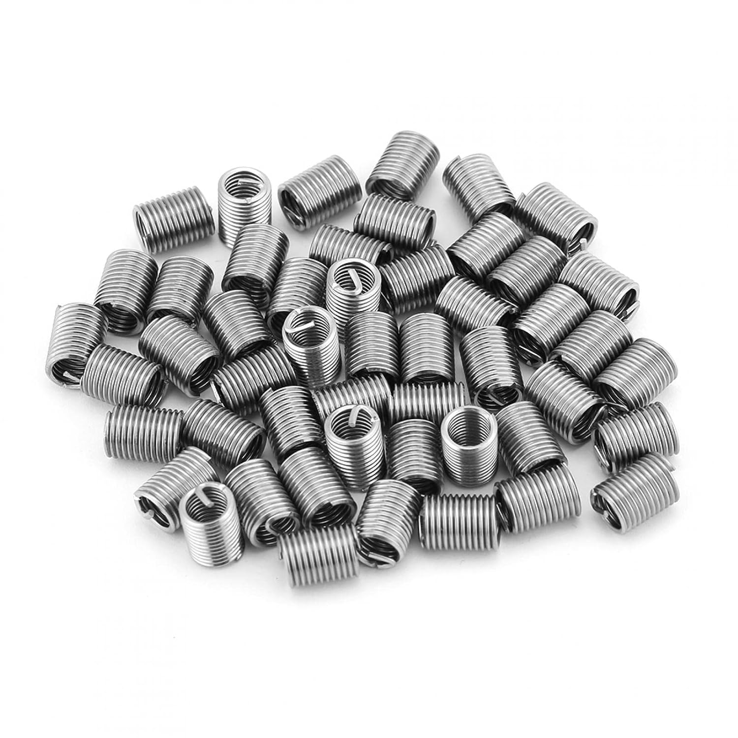Packung Mit 50 Umwickelten Gewindeeinsätzen Aus Edelstahl 304, M6 X 1,0 X 2,5 D Reparaturschraubensatz, Helicoil-gewindeeinsätze