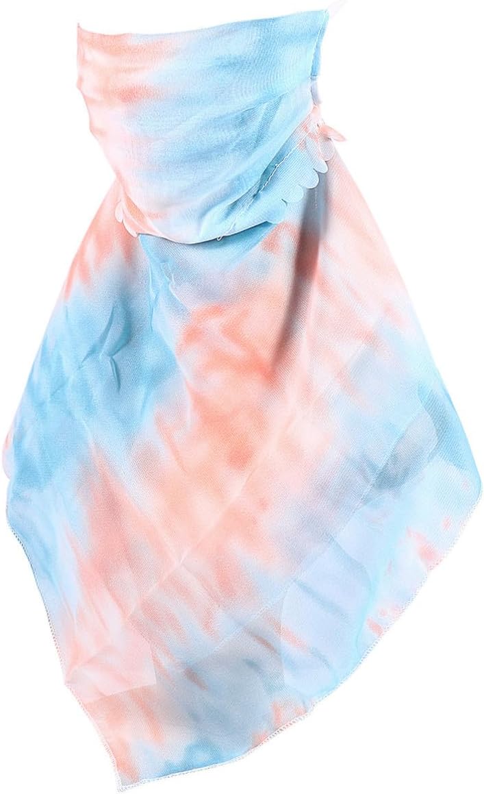 Chiffon-hals- Und Gesichtsmaskenschal Für Damen