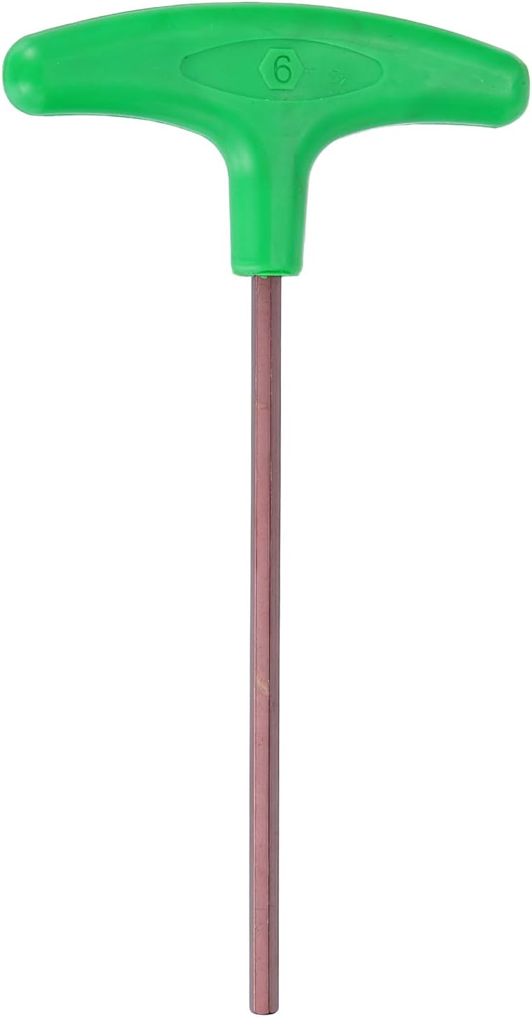 6-mm-t-griff-innensechskantschlüssel (metrisch), S2-stahl, Grün