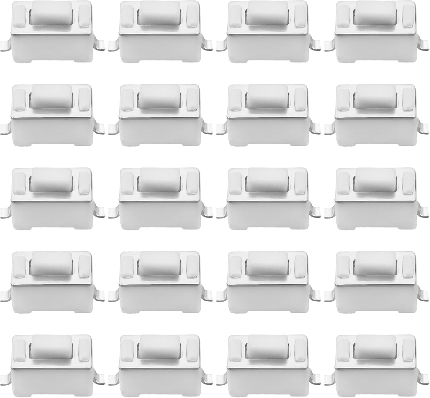 Packung Mit 100 Smd-mikro-touch-2-pin-drucktastern (3 X 6 X 4,3 Mm) Für Fahrzeugfernbedienungen Und Elektronikreparaturen