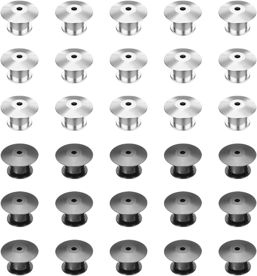 30 Stück Metall-verschlussstifte, Befestigungselemente, Broschen, Verschlüsse Und Schlösser Für Bastelarbeiten, Schmuckherstellung, Broschen, Abzeichen Und Diy-projekte