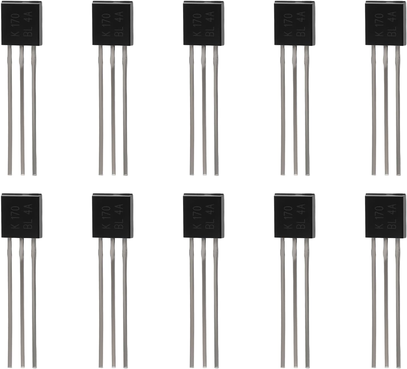 Packung Mit 10 3-poligen N-kanal-jfet-transistoren 2sk170bl Für Audio- Und Präzisionselektronik