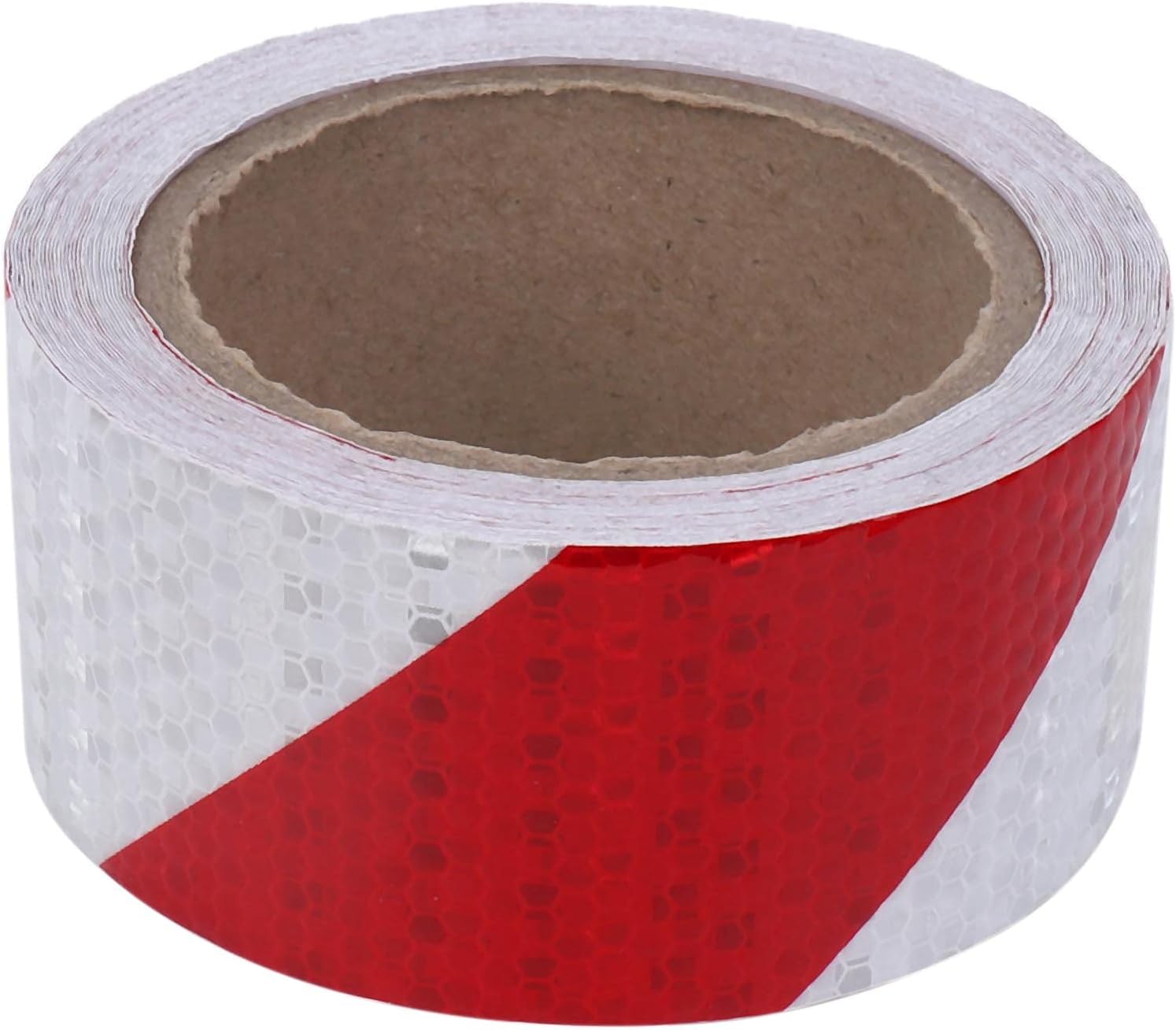 Reflektierendes Warnband 10 M X 5 Cm – Farbe: Rot + Weiß