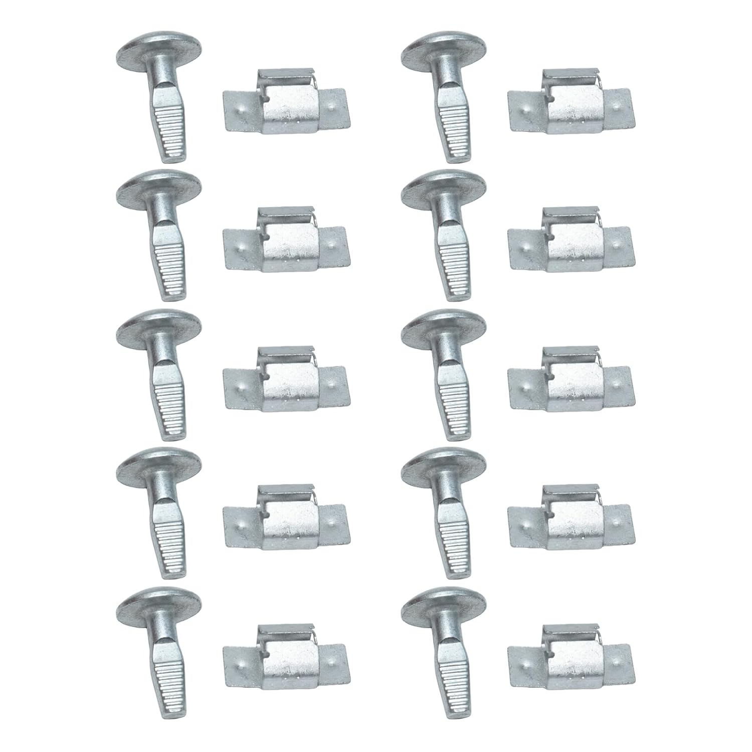 10 Paar Motorabdeckungsschrauben-befestigungssatz, Schutzclips Aus Aluminiumlegierung, Schnappverschluss-befestigungsclip Für Die Motorabdeckung (nagel + Nagelsitz)