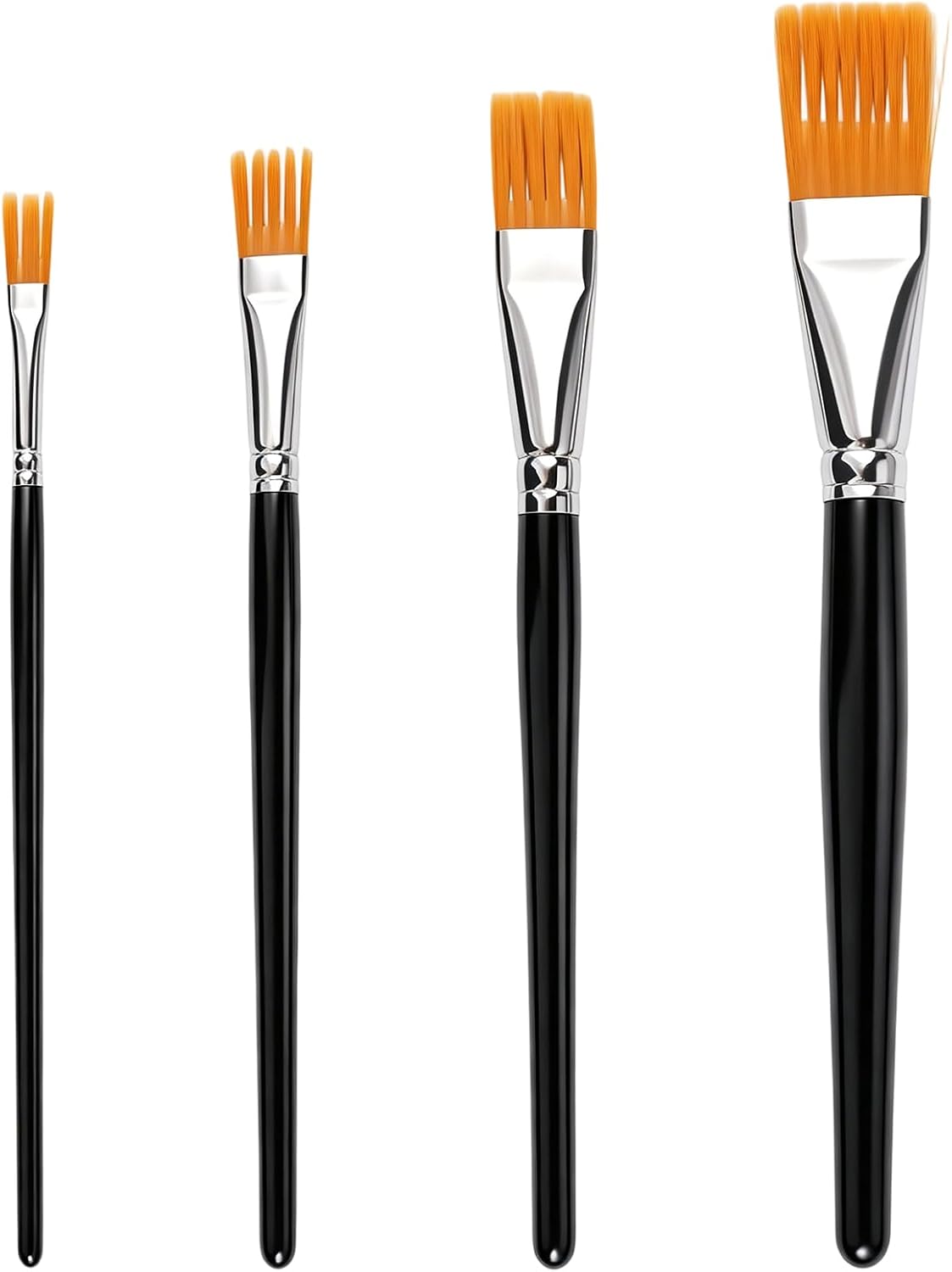 4-teiliges Set Mit Maserungspinseln, Doppellagige Maserungspinsel