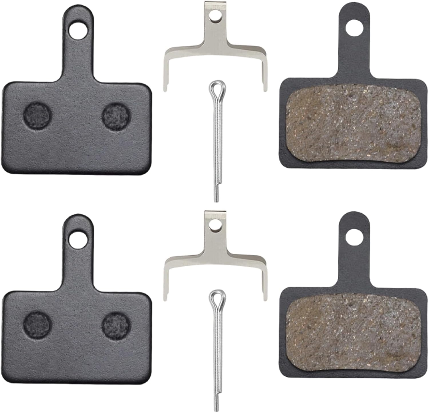 Paar Mountainbike-bremsbeläge, Halbmetallische Fahrradbremsbeläge, Hochleistungsbremsbeläge Für Deore, Trp, Tektro, Scheibenbremsbeläge Für Fahrräder B01s