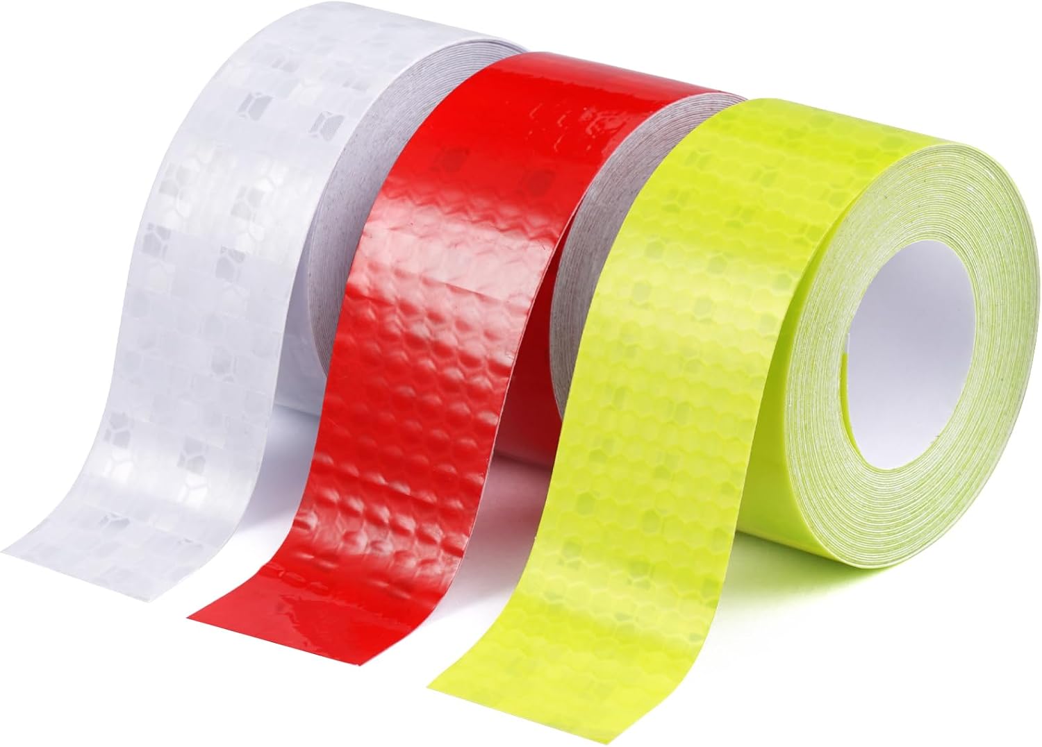 Set Mit 3 Reflektierenden Klebestreifen – 5 M X 2,5 Cm – Zuschneidbar