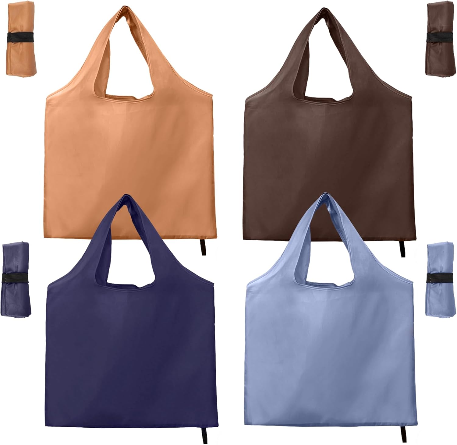 Set Mit 4 Faltbaren Einkaufstaschen, 56 × 69 Cm