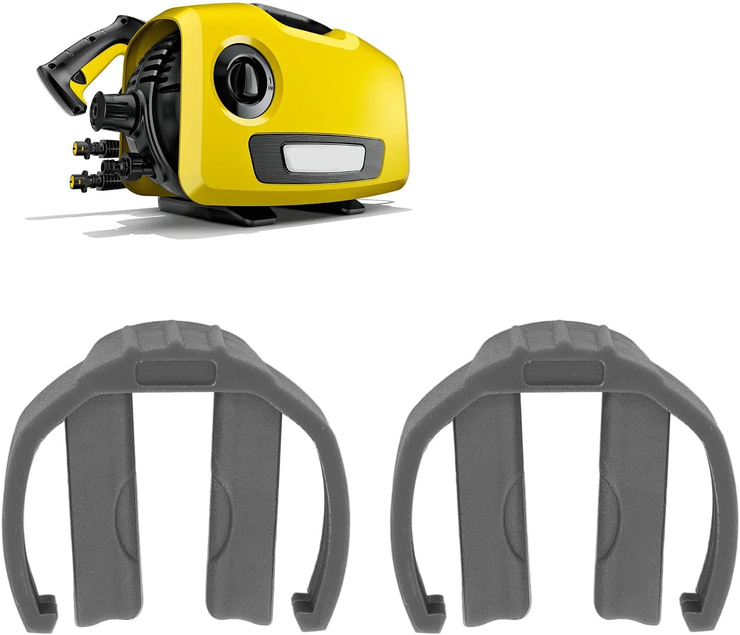 Schnellkupplung Für Hochdruckreiniger, 2 Stück, Schnellkupplungsschlaufe, C-clip, Ersatzteil Für Kärcher K2 K3 K7 (grau)