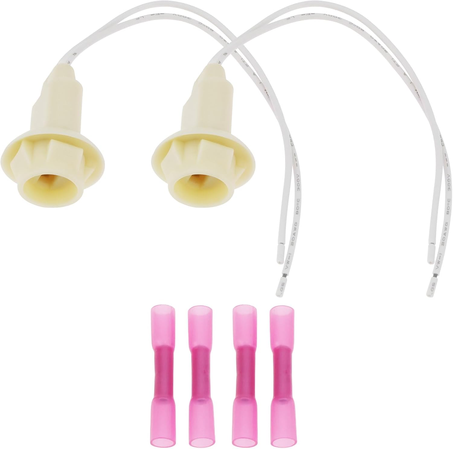 Set Mit 2 Kfz-seitenmarkierungsleuchtenfassungen Mit 15 Cm Kabel, Kompatibel Mit Chevrolet Und Gmc Pickup (1967-1991)