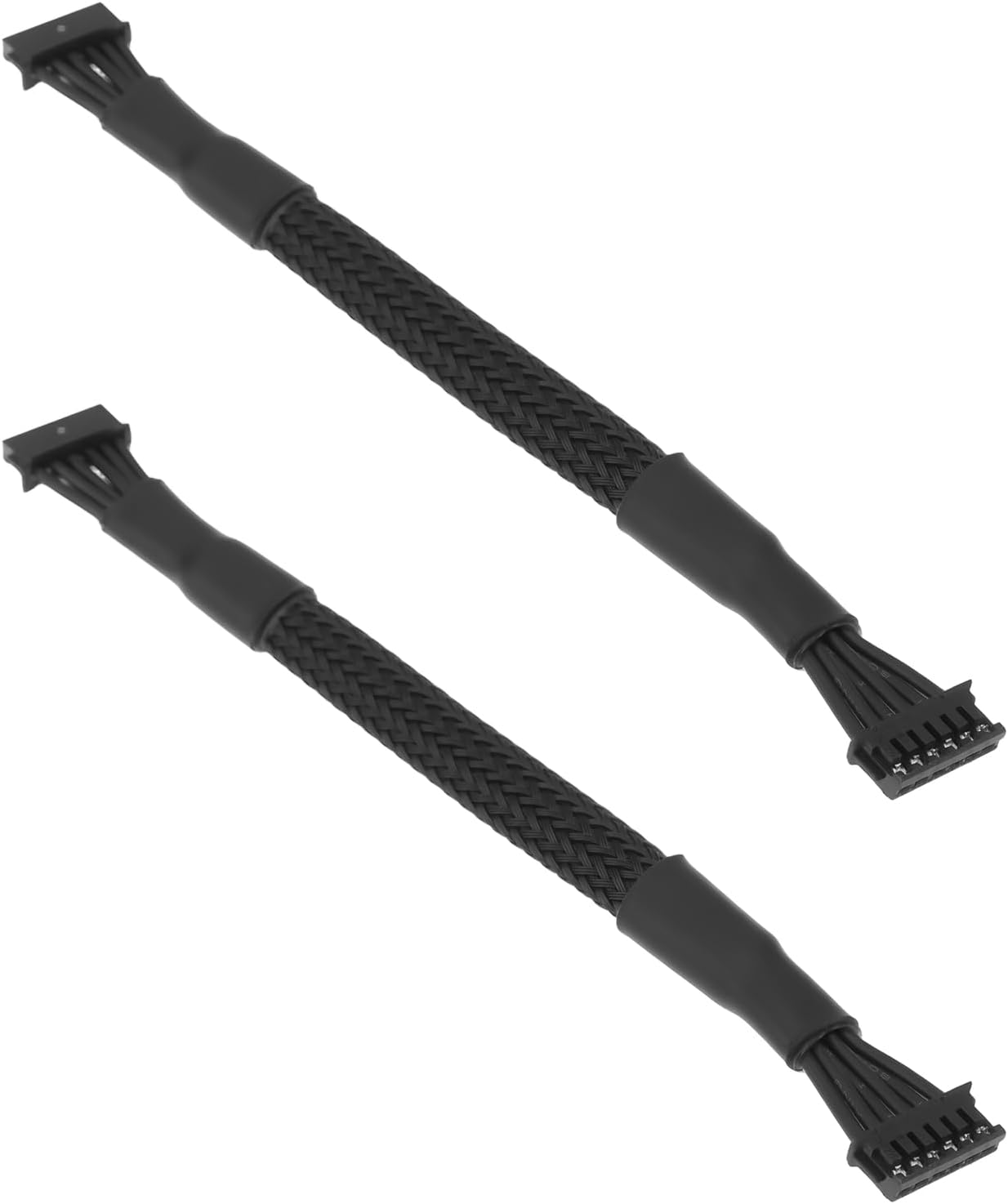 Packung Mit 2 X 6-pin 10cm Rc-sensorkabeln, Kompatibel Mit Nhx Und Custer 540 (schwarz)