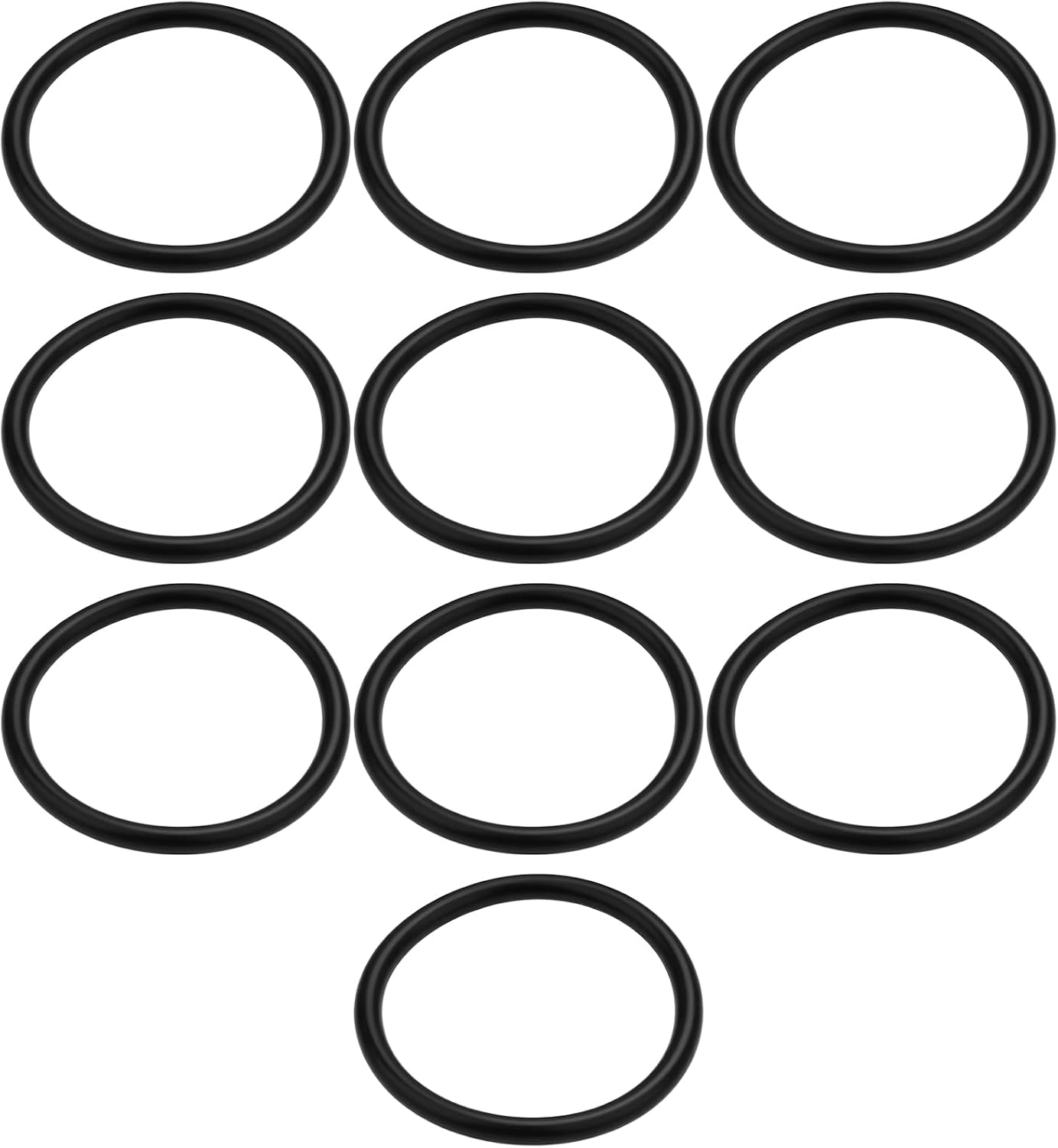 10 Stück Auspuffdichtungen Aus Nitrilkautschuk, 32 X 27 X 2,5 Mm, Kompatibel Mit Saxonette