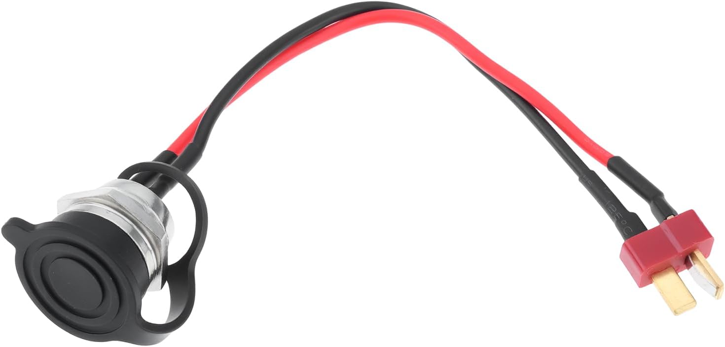 Ladekabel Für Elektroroller Mit 3-poligem T-stecker, 19 Cm, Kompatibel Mit Elektrorollern