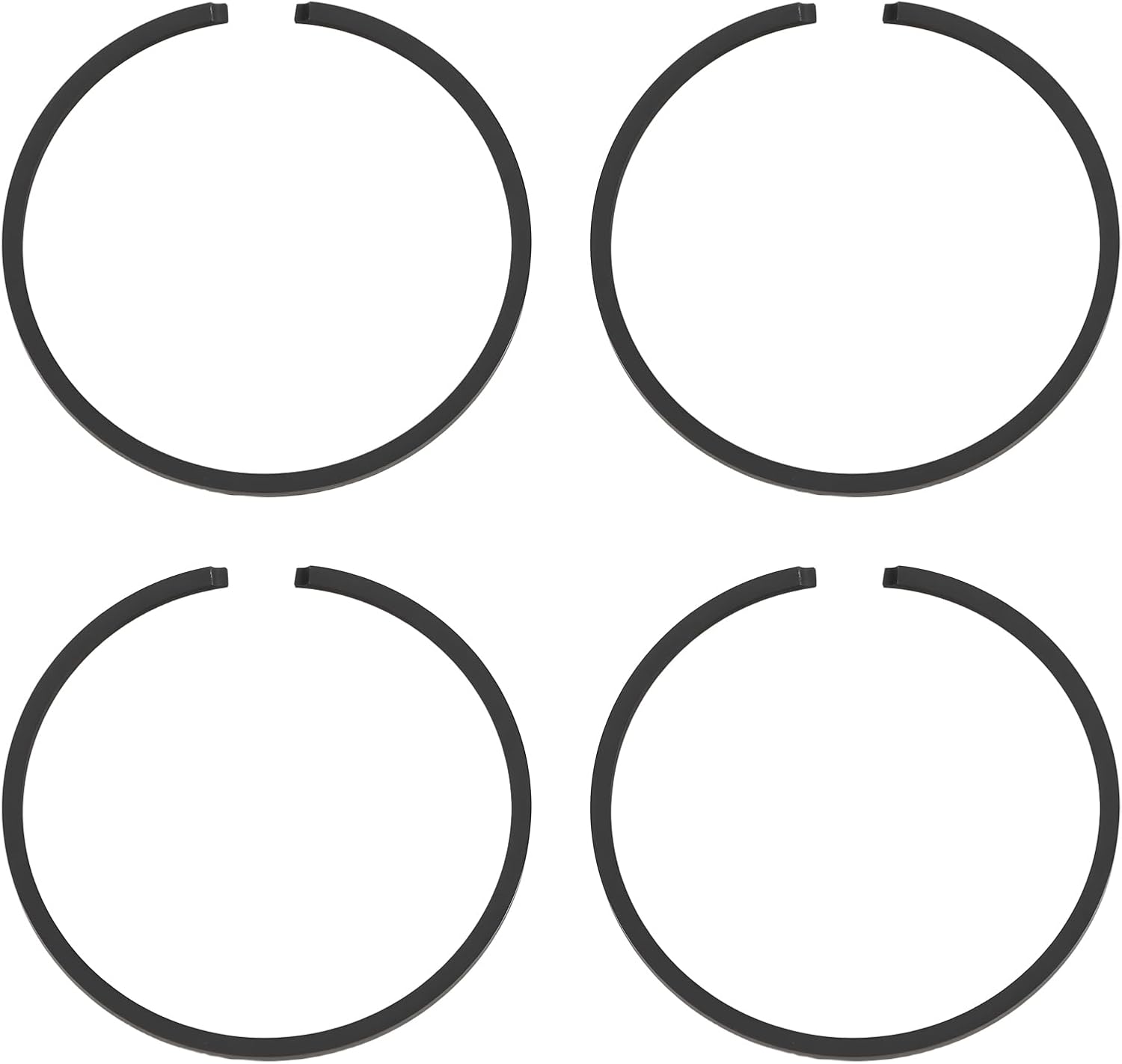 4 Kolbenringe 45 X 1,5 Mm Für Kettensägen, Referenznummern 503289011 Und 11130343006, Kompatibel Mit Husqvarna 51 254 Und 350epa Modellen