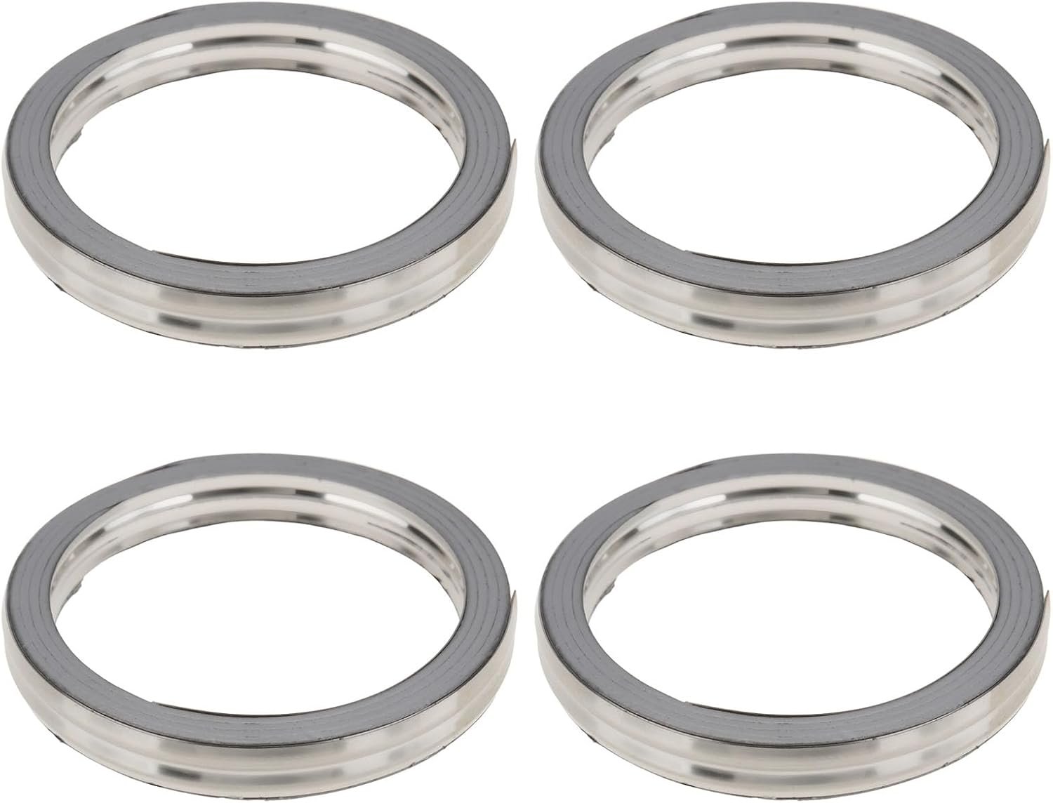 Satz Mit 4 Motorradauspuffdichtungen 40 X 31 X 5 Mm, Kompatibel Mit Yamaha Ybr 125 (efi) 2007-2014