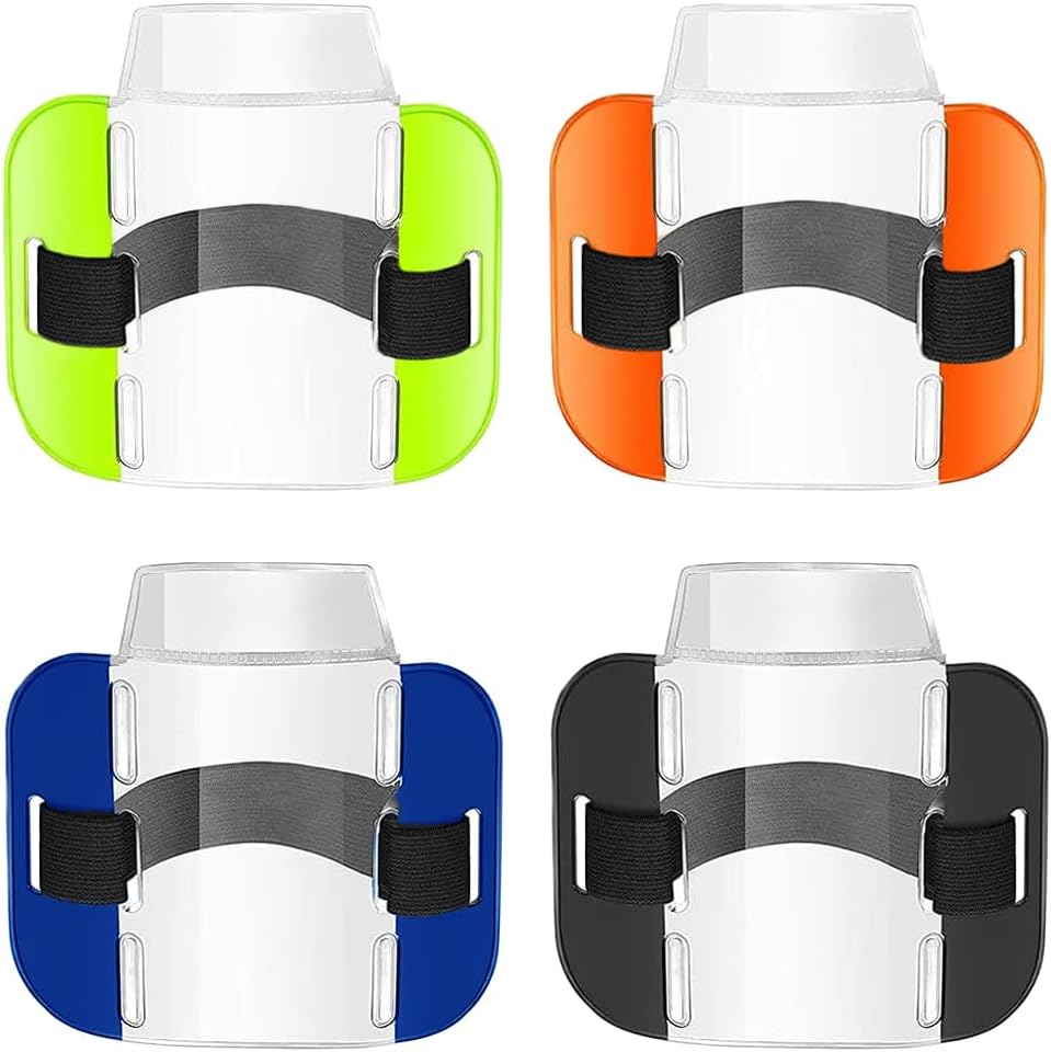 4-teiliges Ausweishalter-set, Sicherheitsarmbänder, Ausweis-armbänder Für Personalausweise, Wasserdichte, Transparente Armbänder, 4 Farben