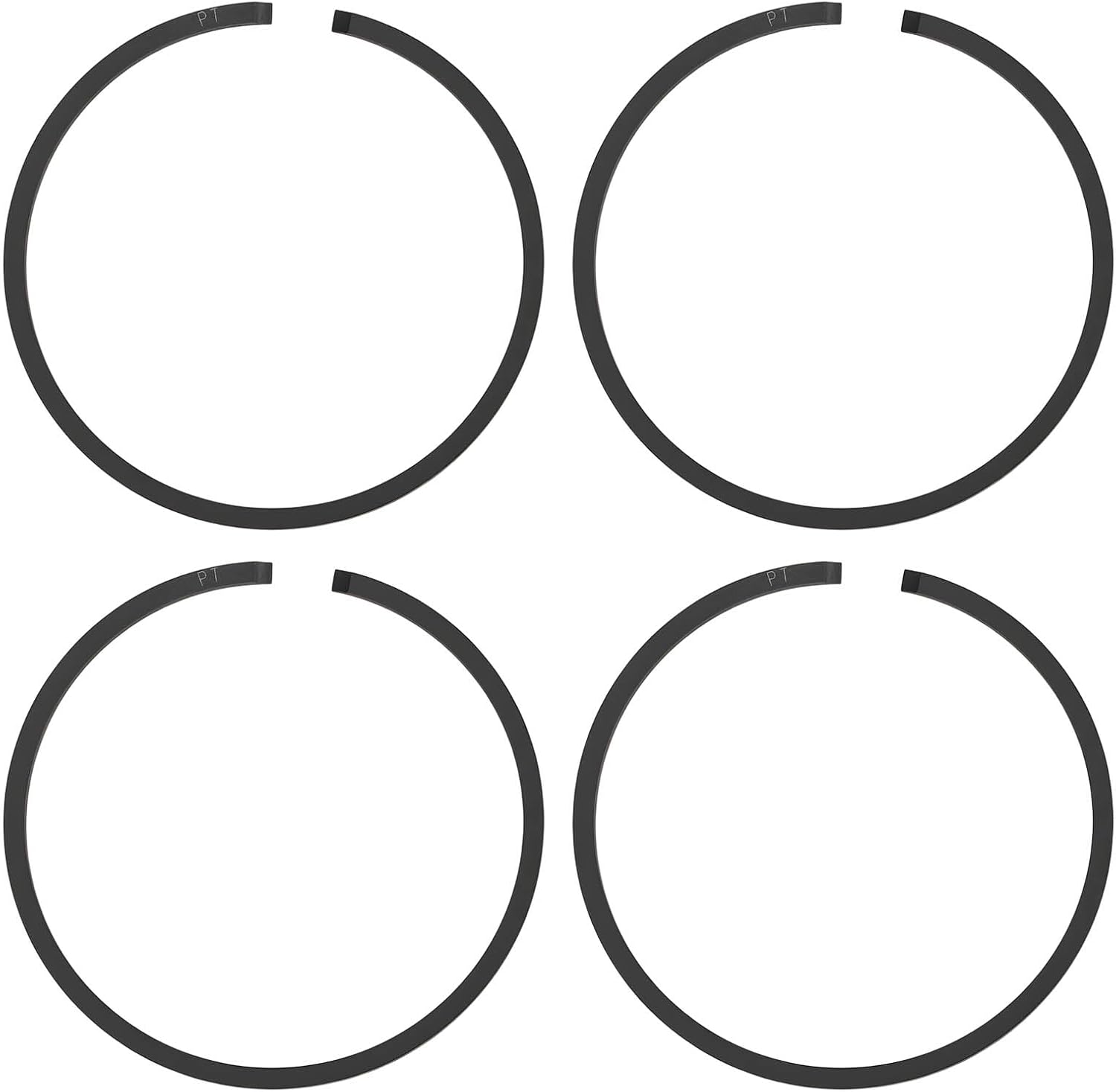 4 Kolbenringe 40 Mm X 1,5 Mm 1114 034 3001 Ersatzringe Kompatibel Mit Stihl 012av, 020t, 020av, Ms200 Und Ms200t