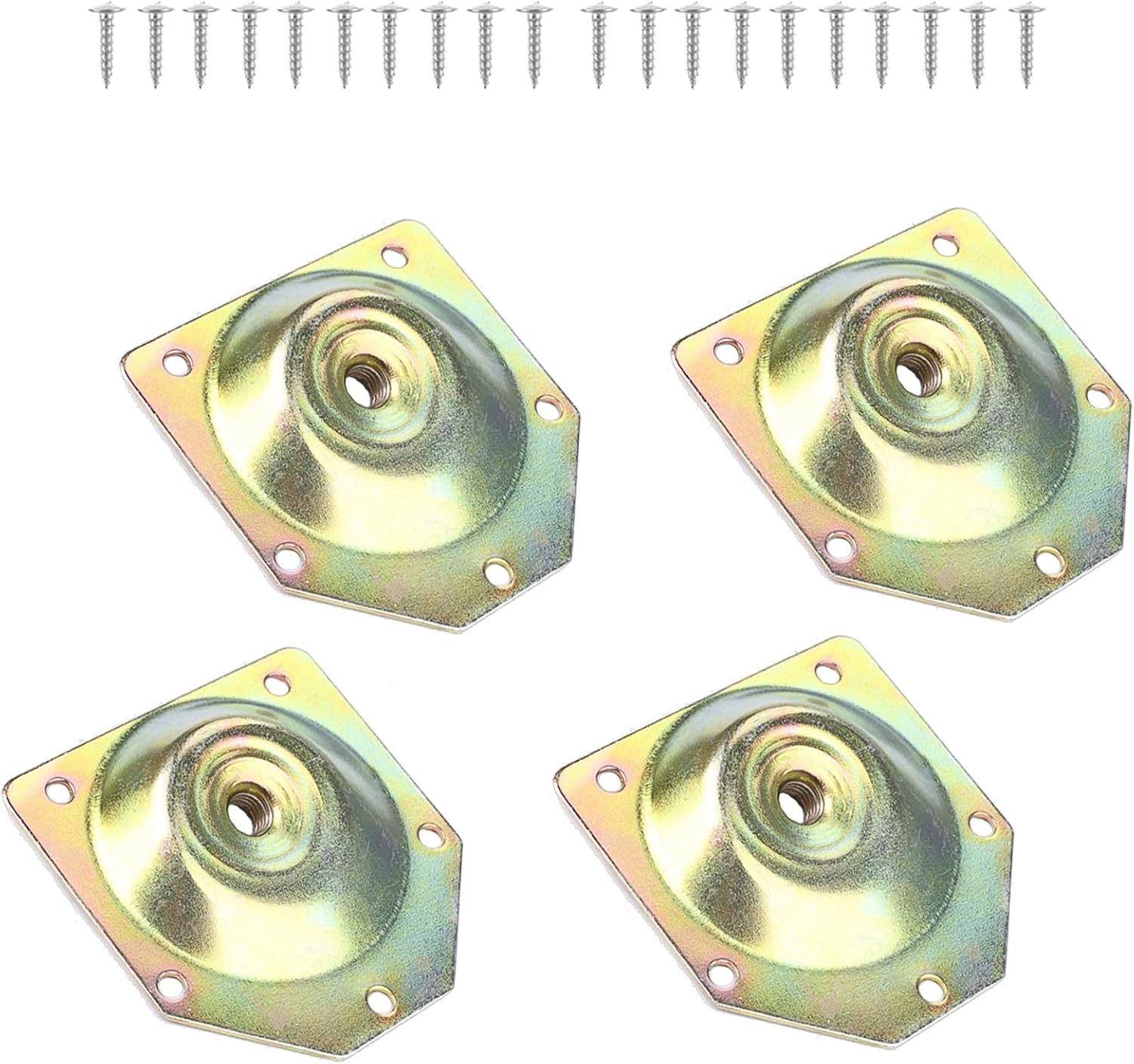 Set Mit 4 M8-montageplatten Für Möbelbeine, Befestigungsplatten Für Sofabeine, Stühle, Schränke, Mit Schrauben, Bolzen, Möbelzubehör (farbig)