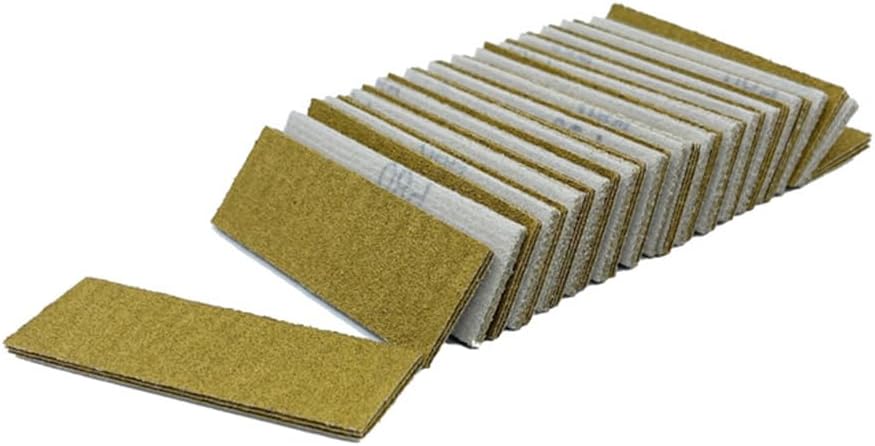 Packung Mit 50 Verschiedenen Schleifpapierblättern In Den Körnungen 60/80/120/180/240 Zum Schleifen Von Holz, Metall, Kunststoff Und Wänden