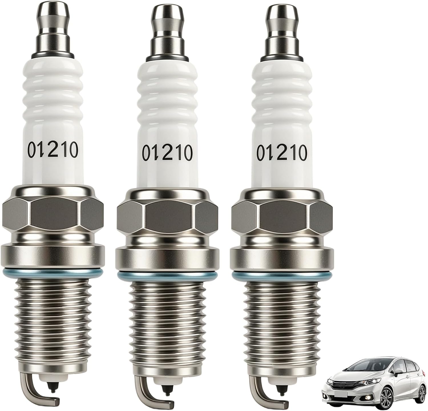 Set Mit 3 Hochleistungszündkerzen Für Benzinmotoren – Gewährleistet Zuverlässiges Starten, Lange Lebensdauer, Robustes Antifouling-design