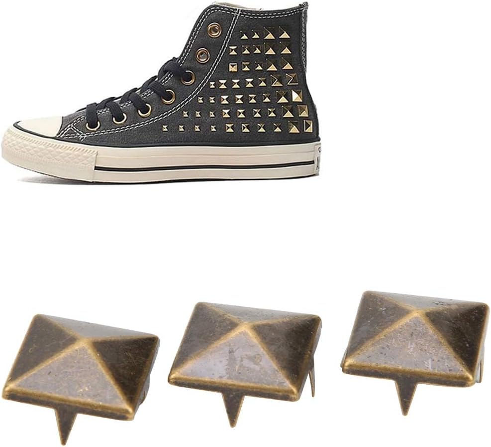 Metallpyramide, Zierniete, Ledernieten, Armband, Tasche, Kleidung, Schuhe (12)