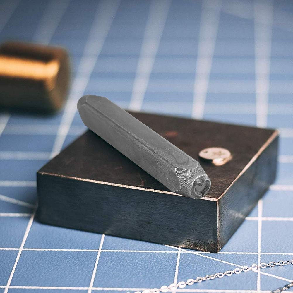 Cr-v-stahlstempel, 6 Mm Metallbuchstabenstanzer Für Leder, Holz Und Metall, 3 Musteroptionen, Dauerhafte Markierung Zur Personalisierung Von Handgefertigtem Schmuck