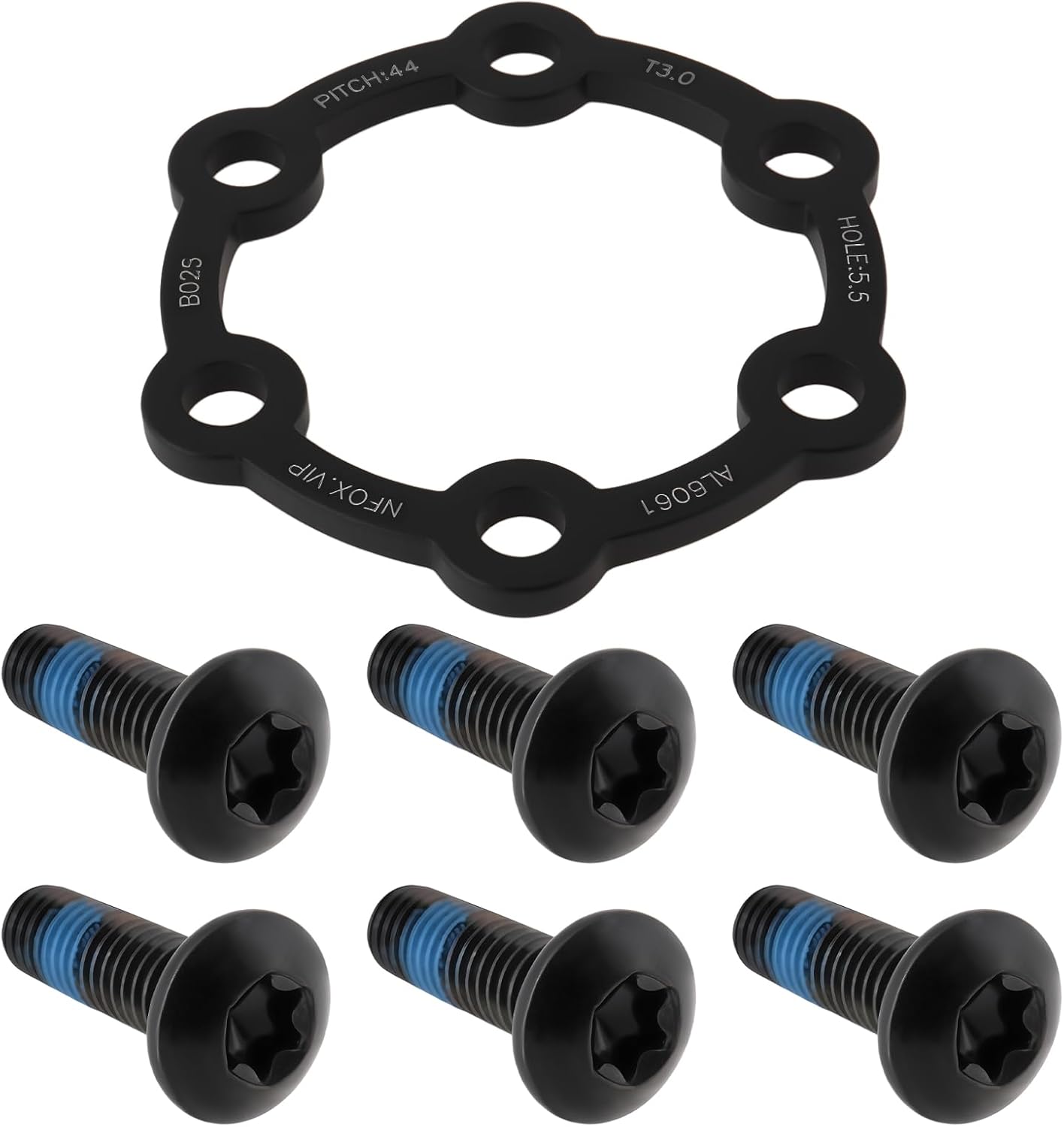 Nabenbremsscheiben-distanzstück Mit Schrauben Aus Aluminiumlegierung, Kompatibel Mit Den Meisten Mountainbikes