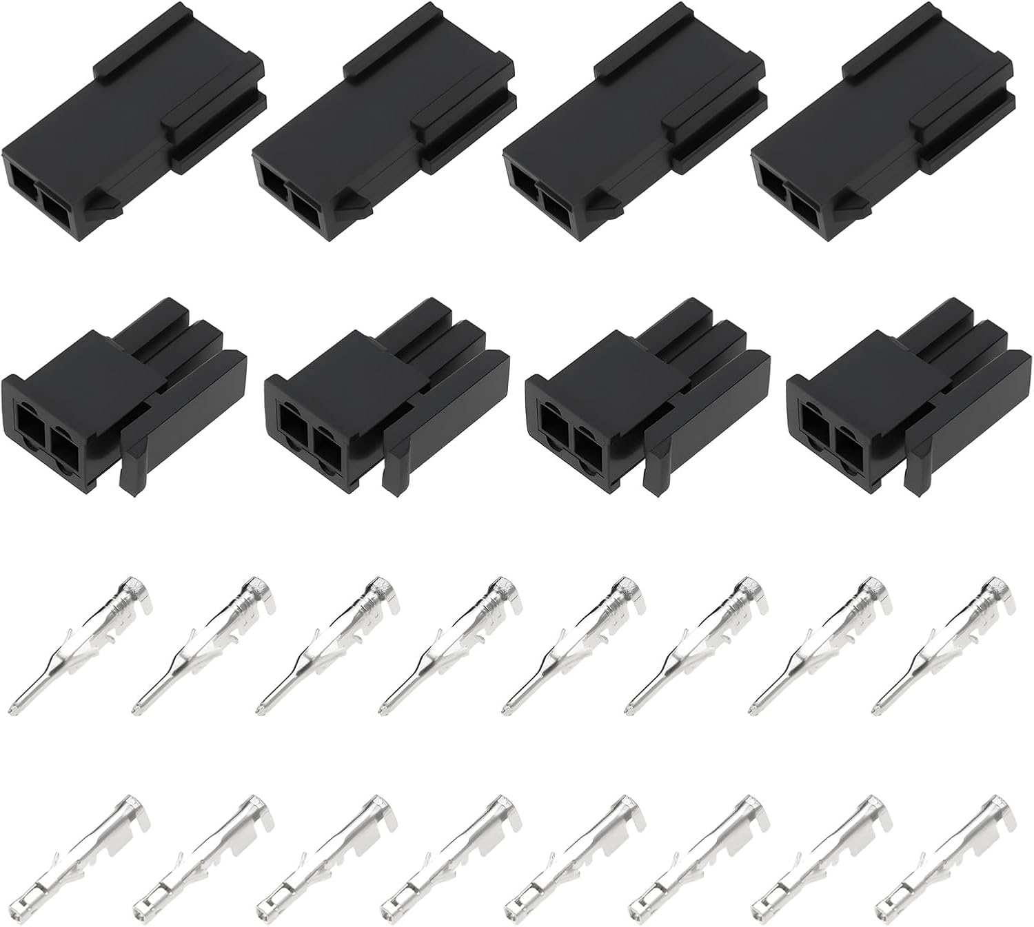 Packung Mit 10 Micro-fit 3.0 Zweireihigen (2-poligen) Steckern Und Buchsen Mit Anschlussklemmen, Geeignet Für Die Meisten Fahrzeuge