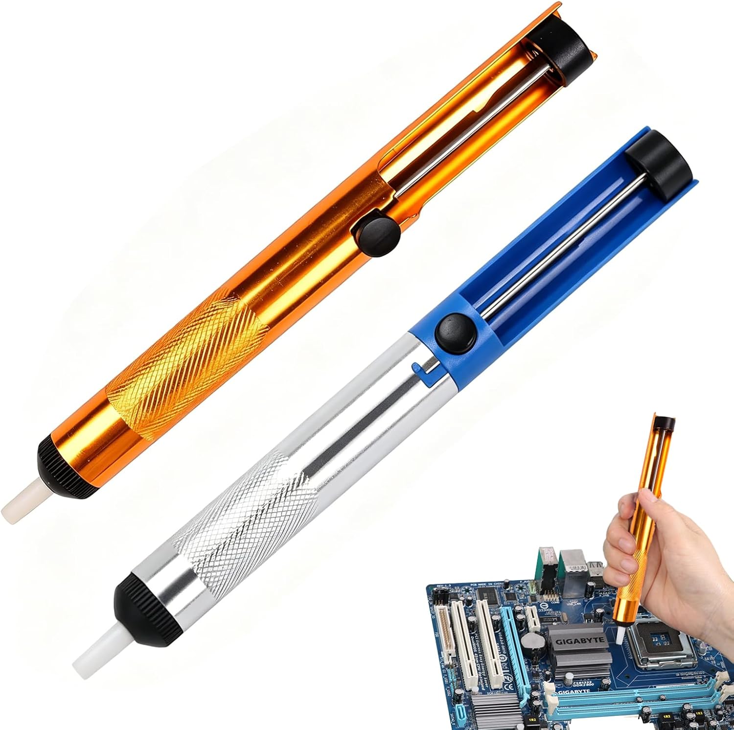 Stück Entlötpumpe, Professionelle Entlötpumpe, Lötvakuum Für Empfindliche Motherboards, Entlöten Elektronischer Bauteile, Reparatur Elektronischer Geräte