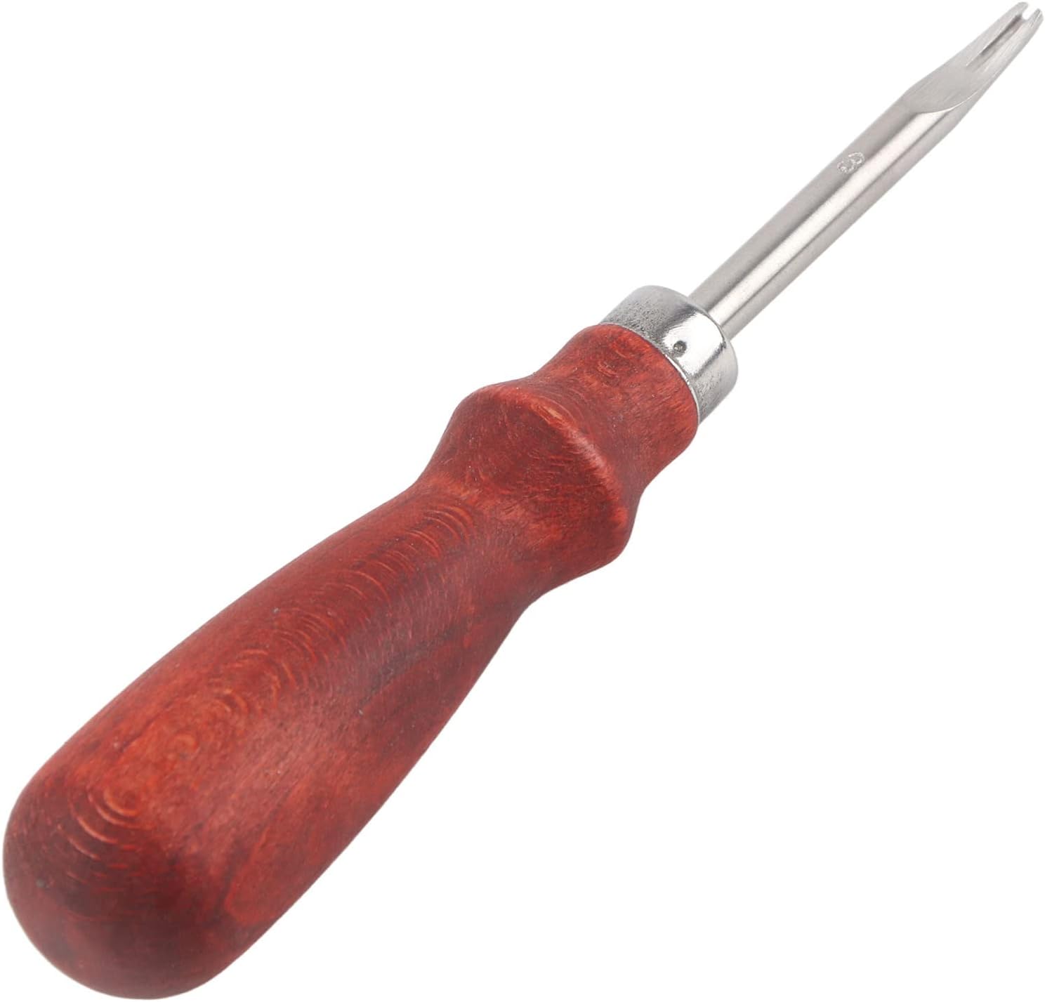 Lederkantenschneider, 14 Cm (5,5 Zoll) Stahl-lederfasenschneider, Holzgriff, Fasenmesser, Gehärtete Schneide, Feste Verbindung, Komfortabler Griff Für Die Lederverarbeitung