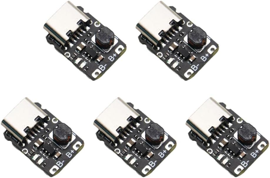 5er-pack 5v Typ C 18650 Lithium-akku-lade- Und Entladepanels – Mehrfachschutz-lademodul Gegen Überspannung, Tiefentladung Und Überstrom