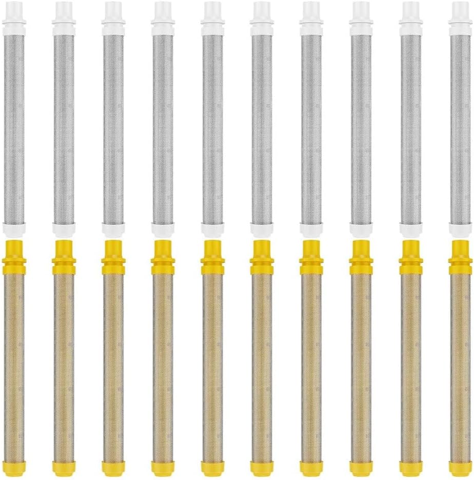 Packung Mit 20 Airless-filtern Für Spritzpistolen – 60 Und 100 Mesh Universalfilter