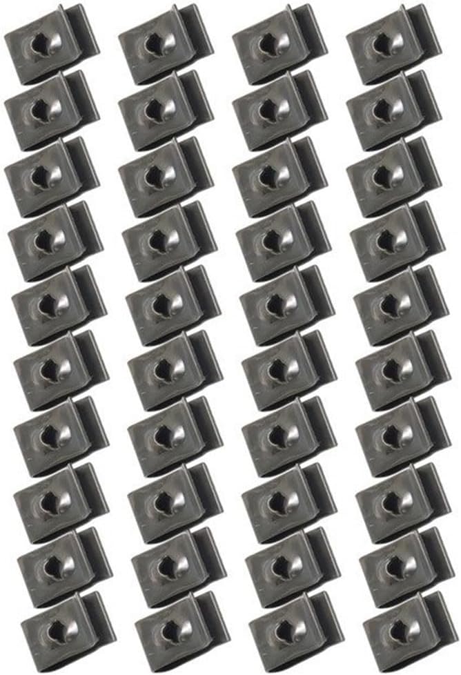 25 Stück Verzinkte, Rostfreie U-muttern (25er-packung)