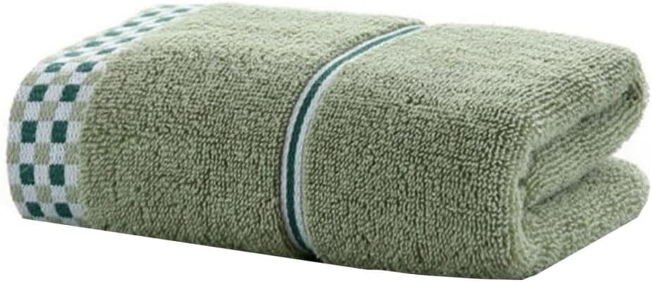 Gesichtshandtuch Aus Reiner Baumwolle – 70 X 140 Cm – Extra Groß – Weich – Fusselfrei – Saugfähig Für Hände Und Körper – Für Bad, Fitnessstudio Und Spa – Blau, Grün, Grau (grün)