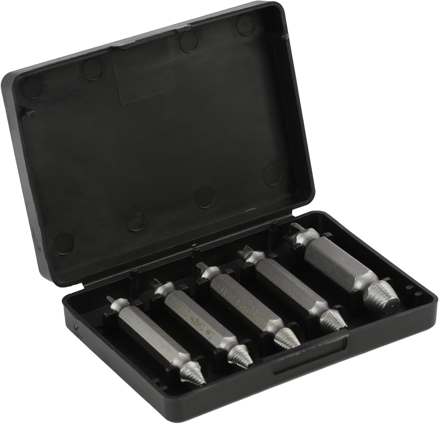 Set Mit 5 Ausdrehern Für Beschädigte Schrauben, Ausdreher Für Abgenutzte Bolzen, Kompatibel Mit Allen Bohrmaschinen, Ausdreher Für Abgebrochene Bolzen