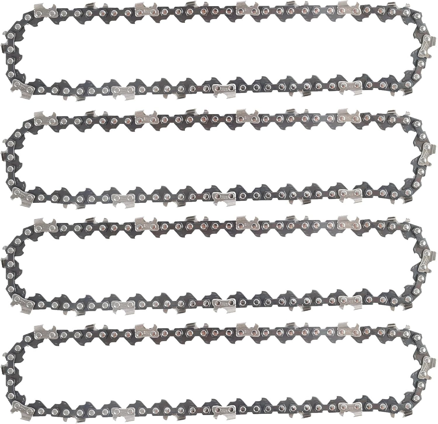 Set Mit 4 Kettensägenketten (15 Cm), 37 Treibglieder – Ersatzketten Für Tragbare Elektrische Mini-kettensägen (15 Cm) – Holzschneiden, Baumschnitt, Gartenarbeit, Heimwerken, Äste