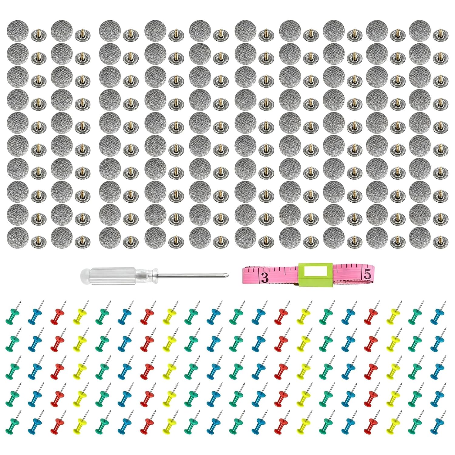 100-teiliges Dachreparaturset Mit Klammern Und Befestigungsnadeln