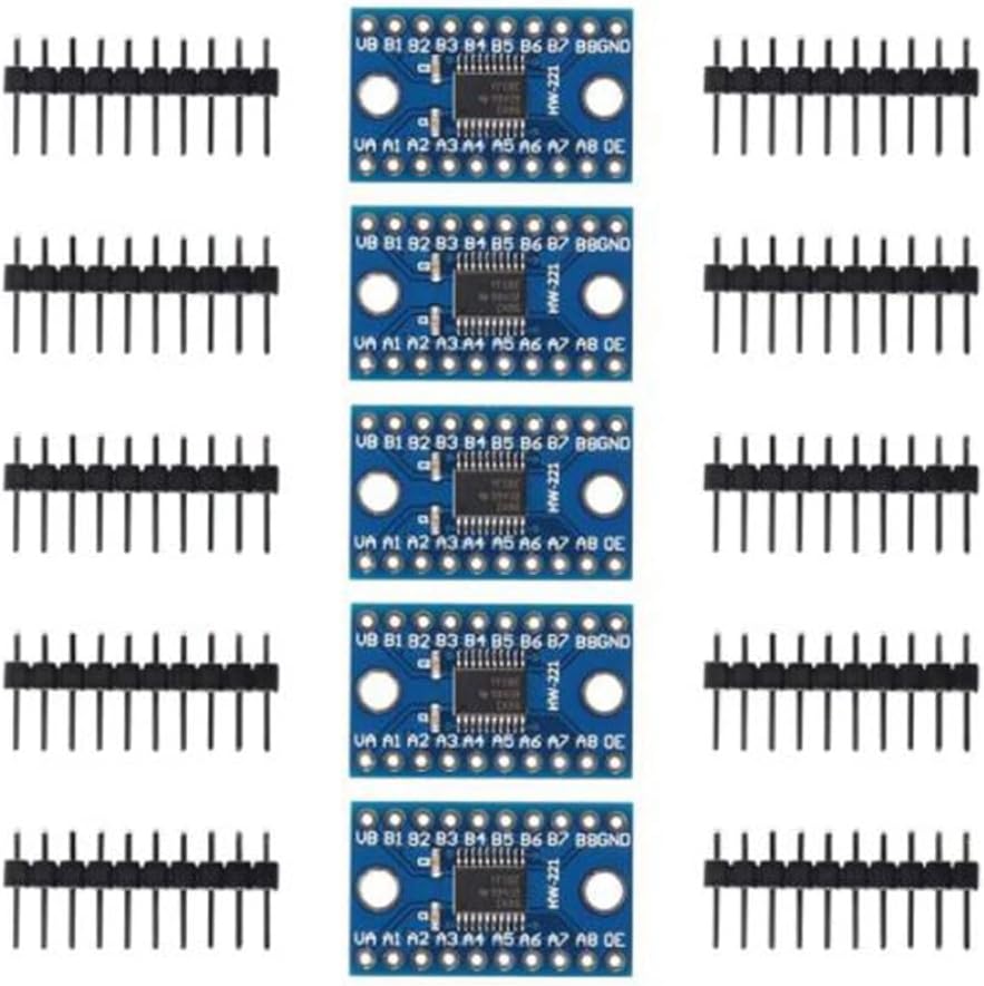 Packung Mit 5 Txs0108e 8-kanal Bidirektionalen High-full-duplex-logikpegelwandlern, 3,3 V Auf 5 V