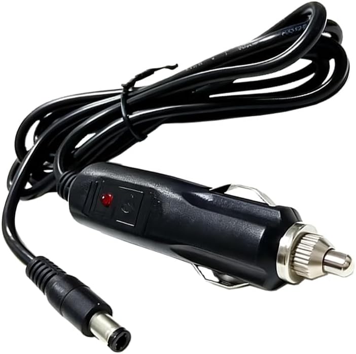 12v/24v 10a Kfz-ladegerät, Gleichstromkabel, Zigarettenanzünder Auf Gleichstrom 5,5x2,5 Stecker, Netzkabel Für Kopfmassagekissen, Kfz-ladegerät (1,5 M)