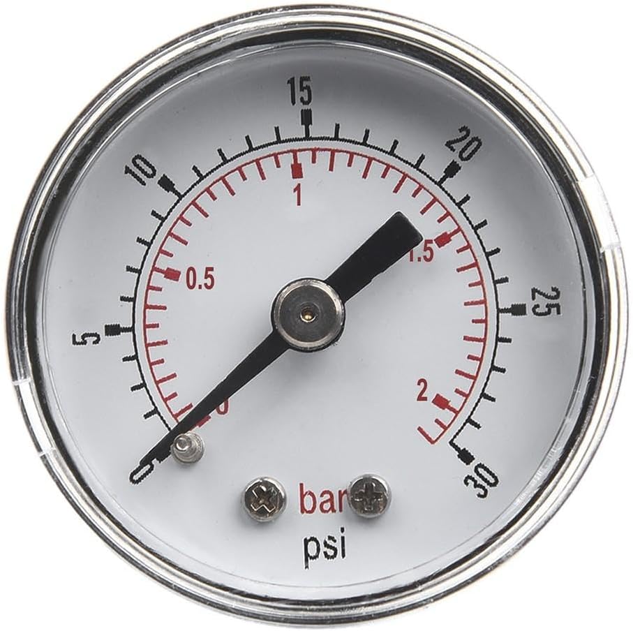 Manometer Für Hydraulikpumpen, 40 Mm, 0-30 Psi, Vibrationsprüfung