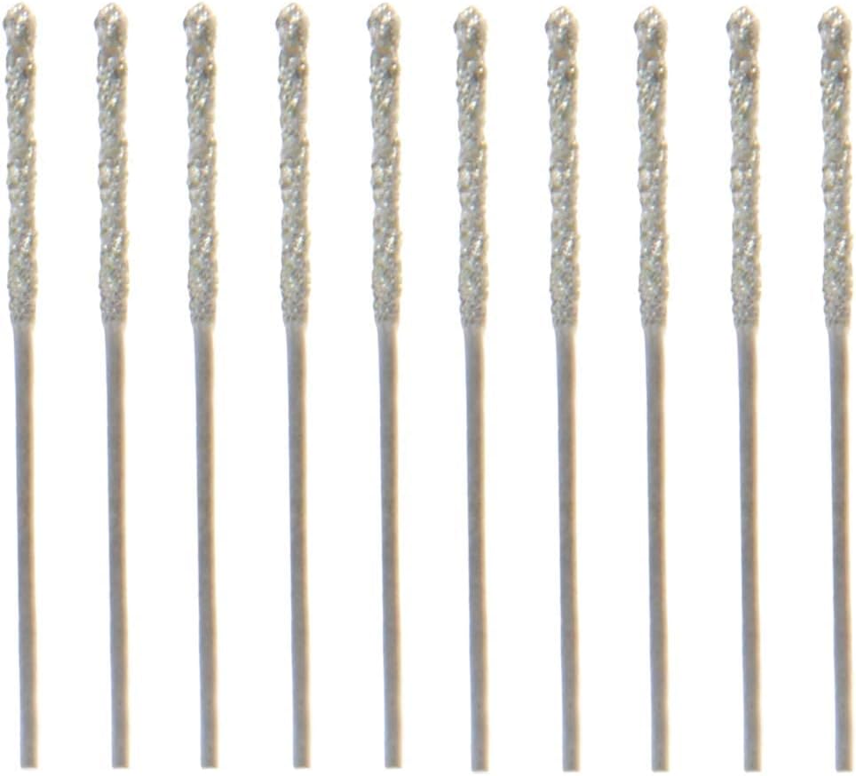 Set Mit 20 Diamantbeschichteten Spiralbohrern, 0,8 Mm, Für Glas, Schmuck, Stein Und Fliesen.