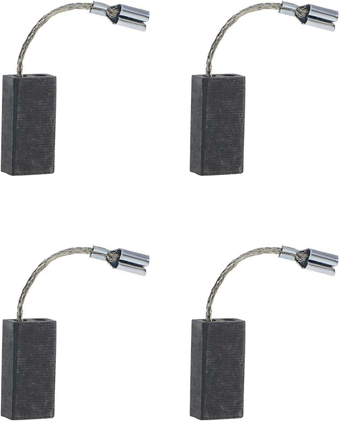 2 Paar Kohlebürsten 5x8x15 Mm Mit Automatischer Abschaltung, Kompatibel Mit Dem Elektrischen Heckenschneider Quicast 600w Ght Ght600a1.