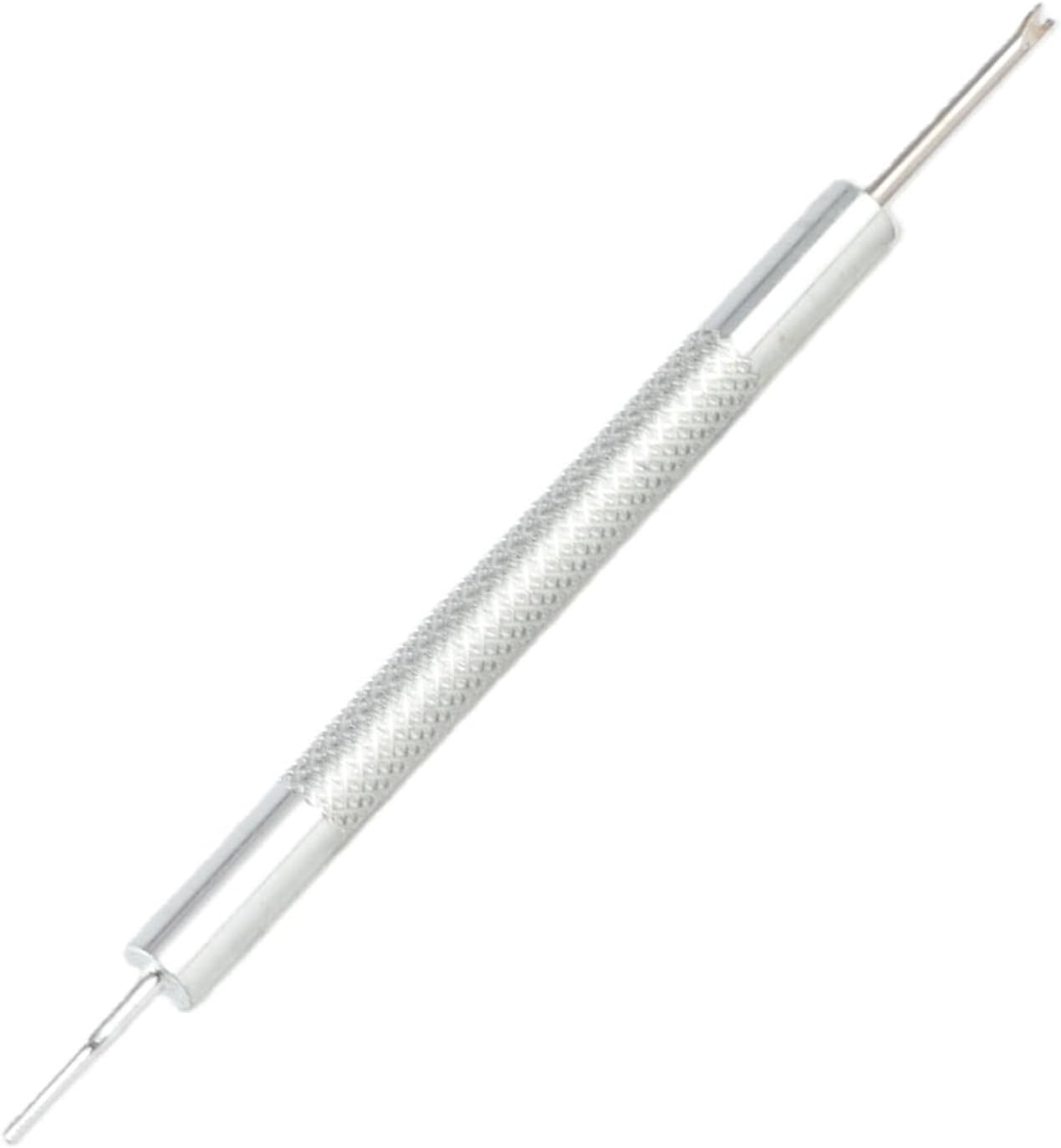 Federstegwerkzeug Mit Robusten, Flachen Und V-förmigen Klingenspitzen Für Die Uhrenreparatur, 1,80 Mm Und 0,85 Mm – Hochwertiges Metall